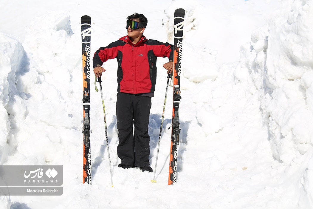 تصاویر: کوه‌ برف در «کوهرنگ»