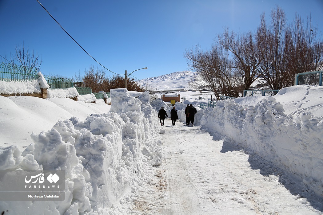 تصاویر: کوه‌ برف در «کوهرنگ»