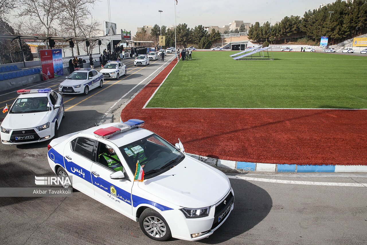 تصاویر: رزمایش پلیس بزرگراه