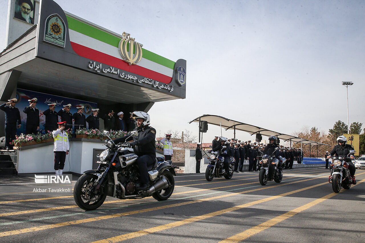 تصاویر: رزمایش پلیس بزرگراه