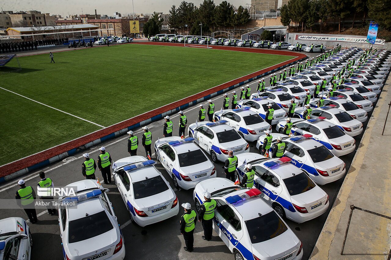 تصاویر: رزمایش پلیس بزرگراه