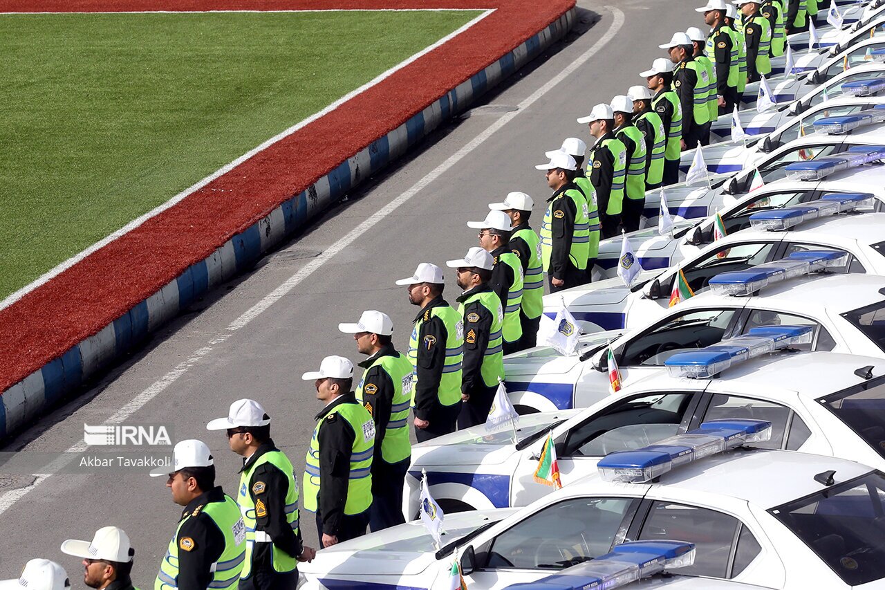 تصاویر: رزمایش پلیس بزرگراه