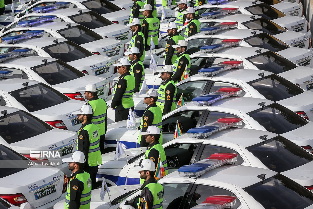تصاویر: رزمایش پلیس بزرگراه