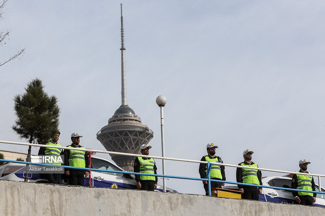 تصاویر: رزمایش پلیس بزرگراه