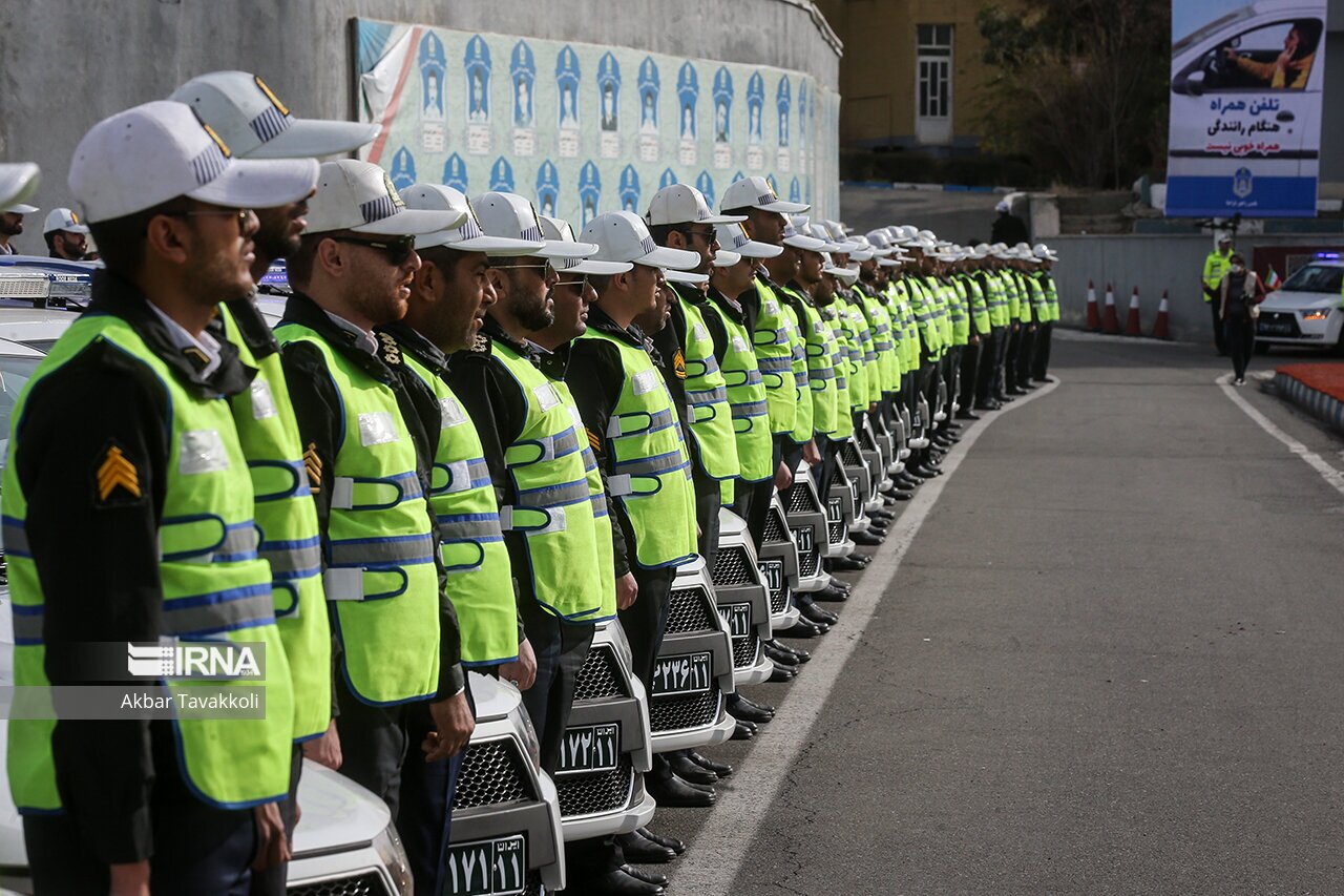 تصاویر: رزمایش پلیس بزرگراه