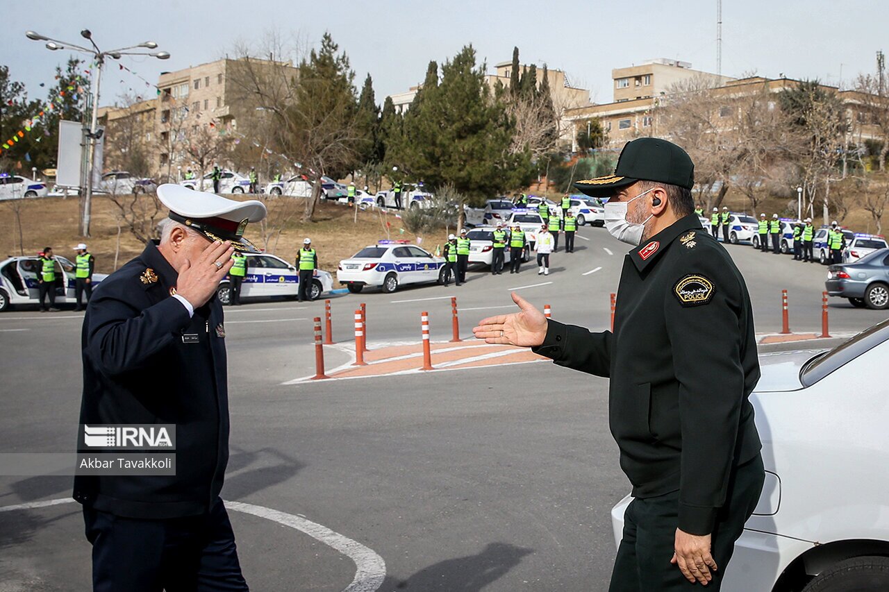 تصاویر: رزمایش پلیس بزرگراه