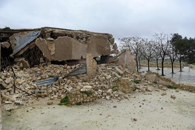 تخریب ارگ ثبت جهانی حلب در زلزله