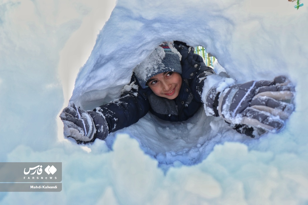تصاویر: جشنواره آدم برفی در همدان