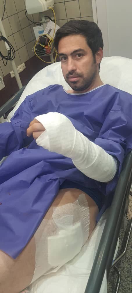 خسرو حیدری، مربی استقلال چاقو خورد خسرو حیدری، مربی استقلال چاقو خورد