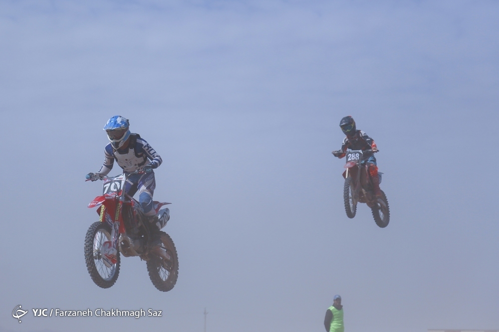 تصاویر: مسابقات موتورکراس قهرمانی کشور