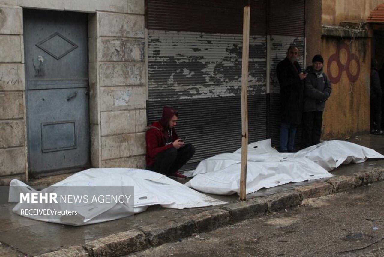 تصاویر: آواربرداری در مناطق زلزله زده سوریه