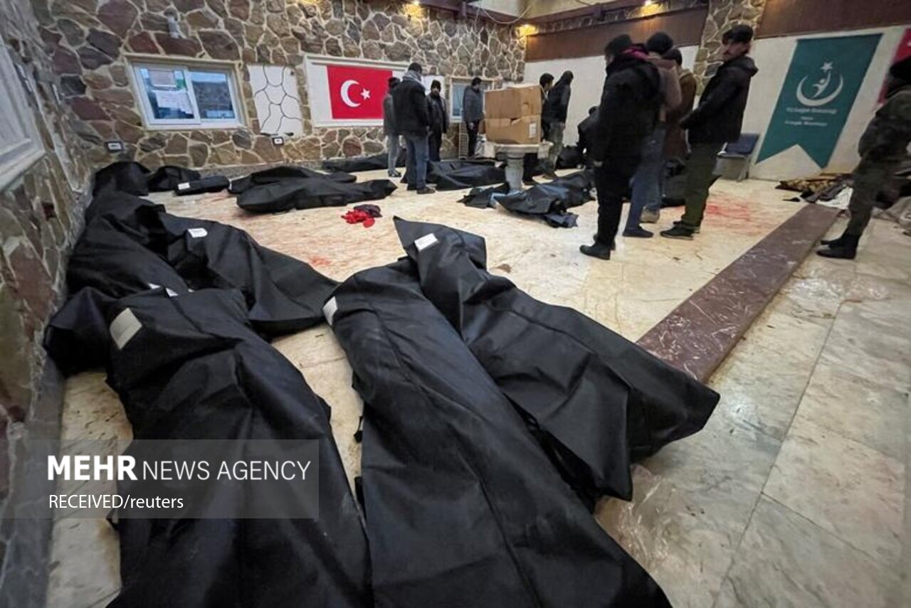 تصاویر: آواربرداری در مناطق زلزله زده سوریه