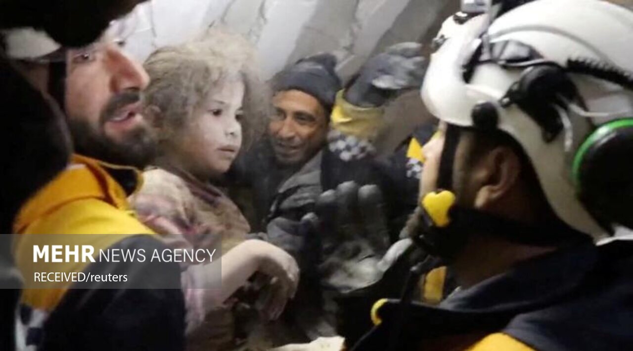 تصاویر: آواربرداری در مناطق زلزله زده سوریه