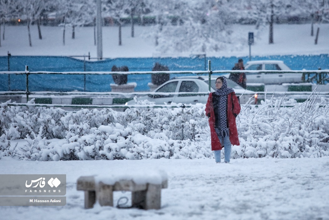 تصاویر: بارش برف در پایتخت