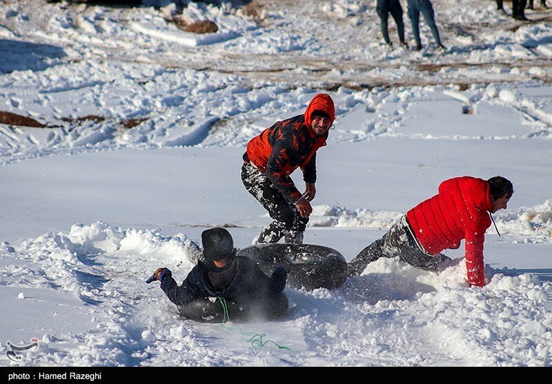 تصاویر: تفریحات زمستانی در ابهر - زنجان