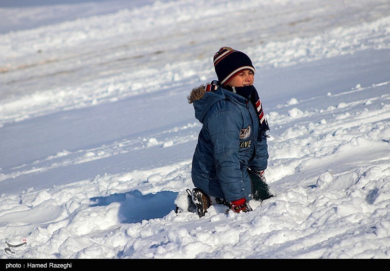 تصاویر: تفریحات زمستانی در ابهر - زنجان
