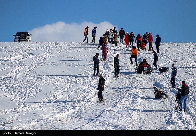 تصاویر: تفریحات زمستانی در ابهر - زنجان