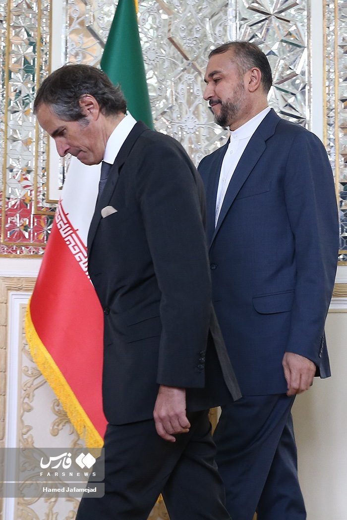 تصاویر: دیدار مدیرکل آژانس بین‌المللی انرژی اتمی با وزیر خارجه