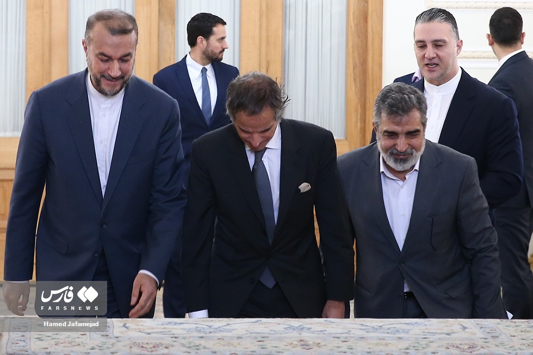 تصاویر: دیدار مدیرکل آژانس بین‌المللی انرژی اتمی با وزیر خارجه