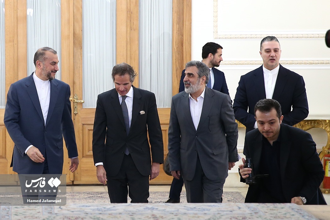 تصاویر: دیدار مدیرکل آژانس بین‌المللی انرژی اتمی با وزیر خارجه