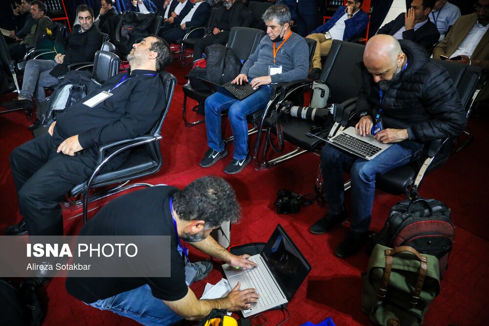 تصاویر: کنفرانس خبری رافائل گروسی و محمد اسلامی، رییس سازمان انرژی اتمی