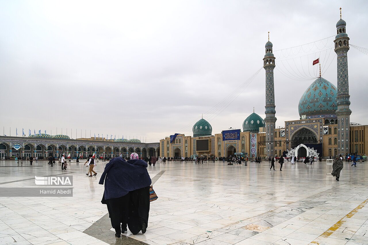 تصاویر: طوفان در جمکران