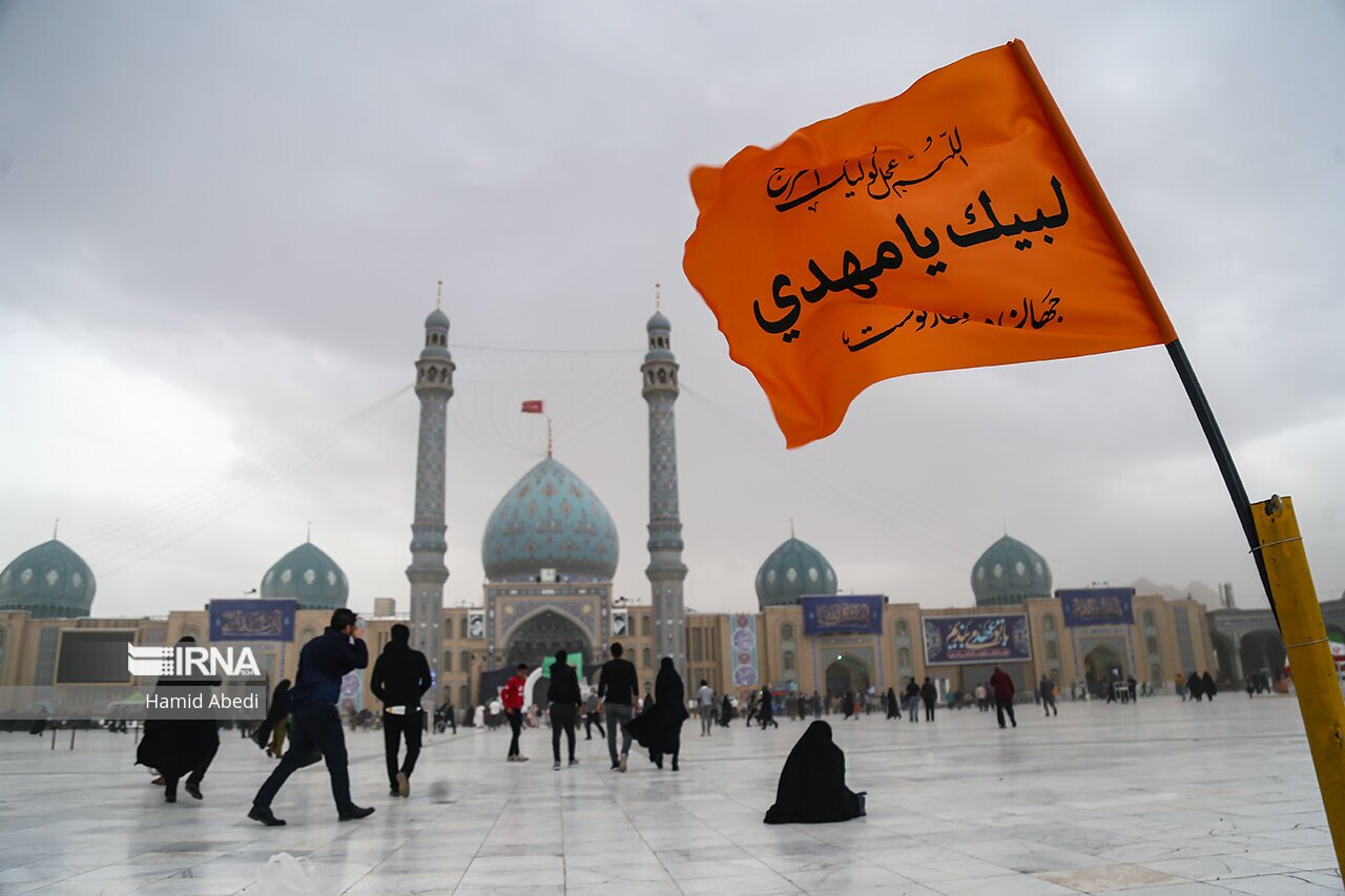 تصاویر: طوفان در جمکران