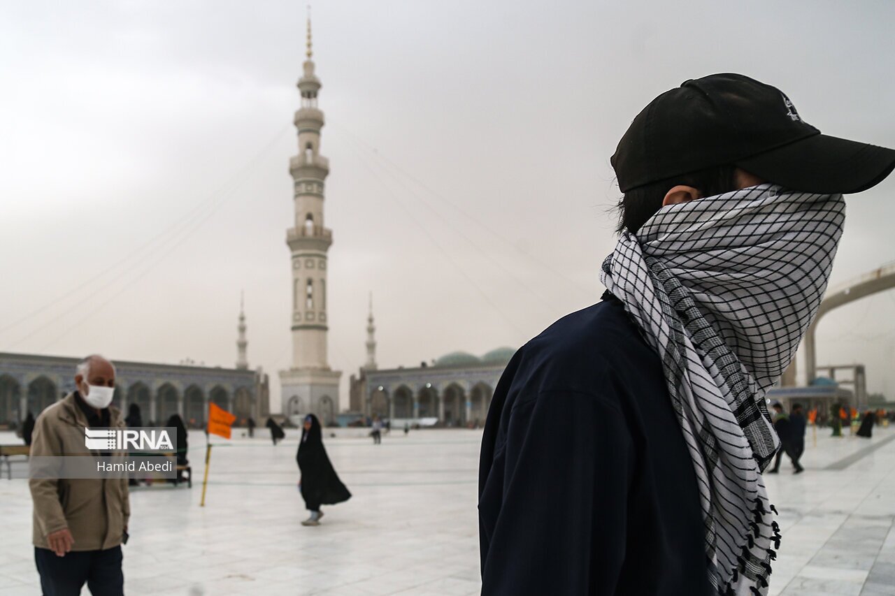 تصاویر: طوفان در جمکران