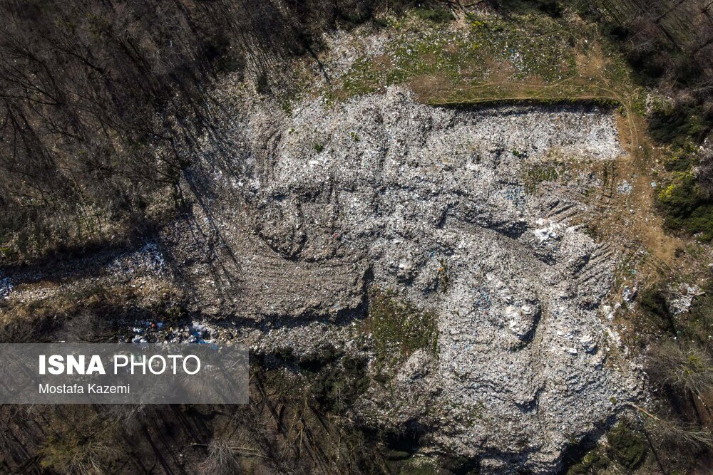 تصاویر: دپوی زباله در دل جنگلهای هیرکانی