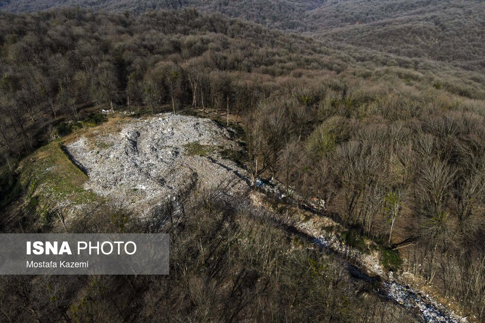 تصاویر: دپوی زباله در دل جنگلهای هیرکانی