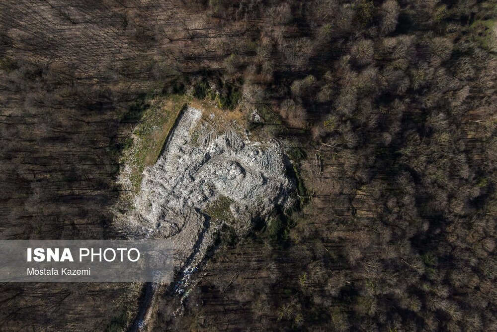 تصاویر: دپوی زباله در دل جنگلهای هیرکانی