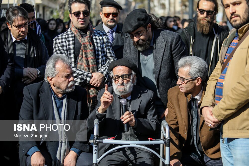تصاویر: مراسم تشییع «حسن ناهید»