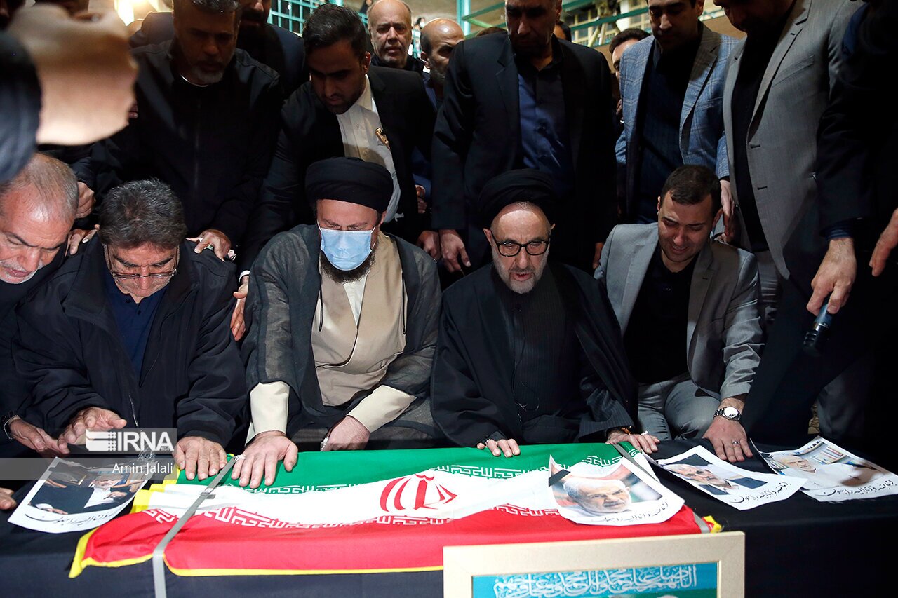 تصاویر: تشییع مرحوم «حسن غفوری‌فرد»