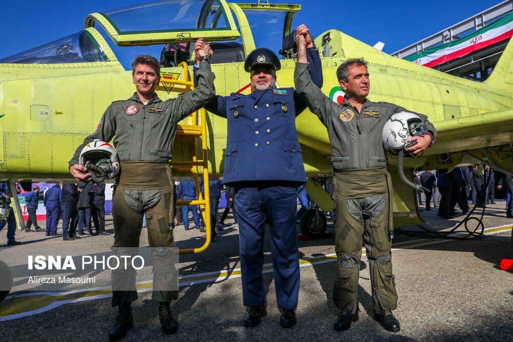تصاویر: افتتاح خط تولید و رونمایی از جت آموزشی پیشرفته یاسین