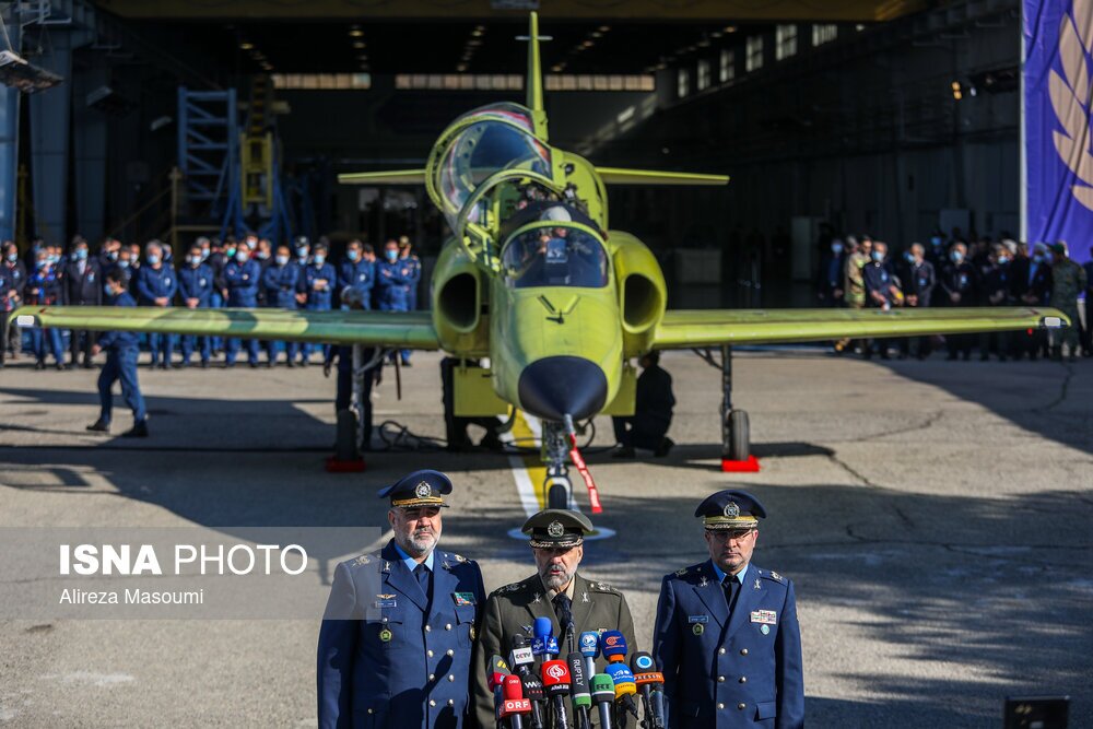 تصاویر: افتتاح خط تولید و رونمایی از جت آموزشی پیشرفته یاسین