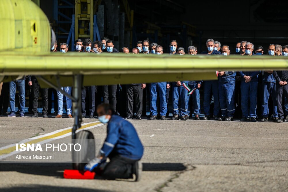 تصاویر: افتتاح خط تولید و رونمایی از جت آموزشی پیشرفته یاسین