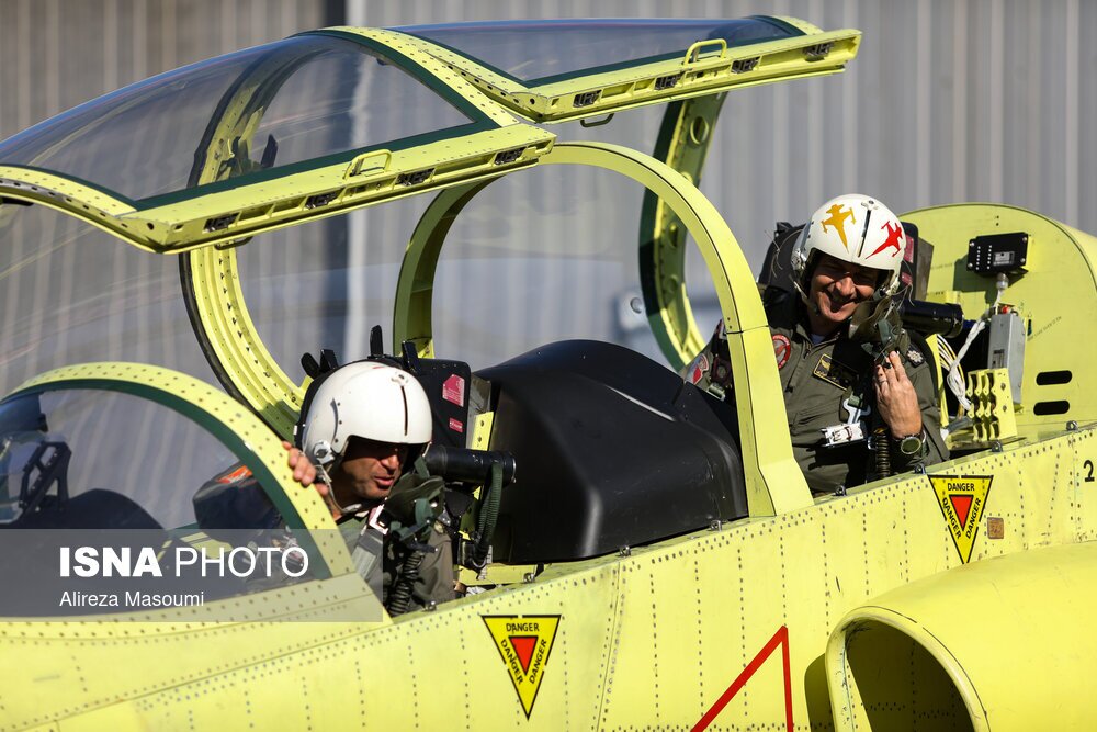 تصاویر: افتتاح خط تولید و رونمایی از جت آموزشی پیشرفته یاسین