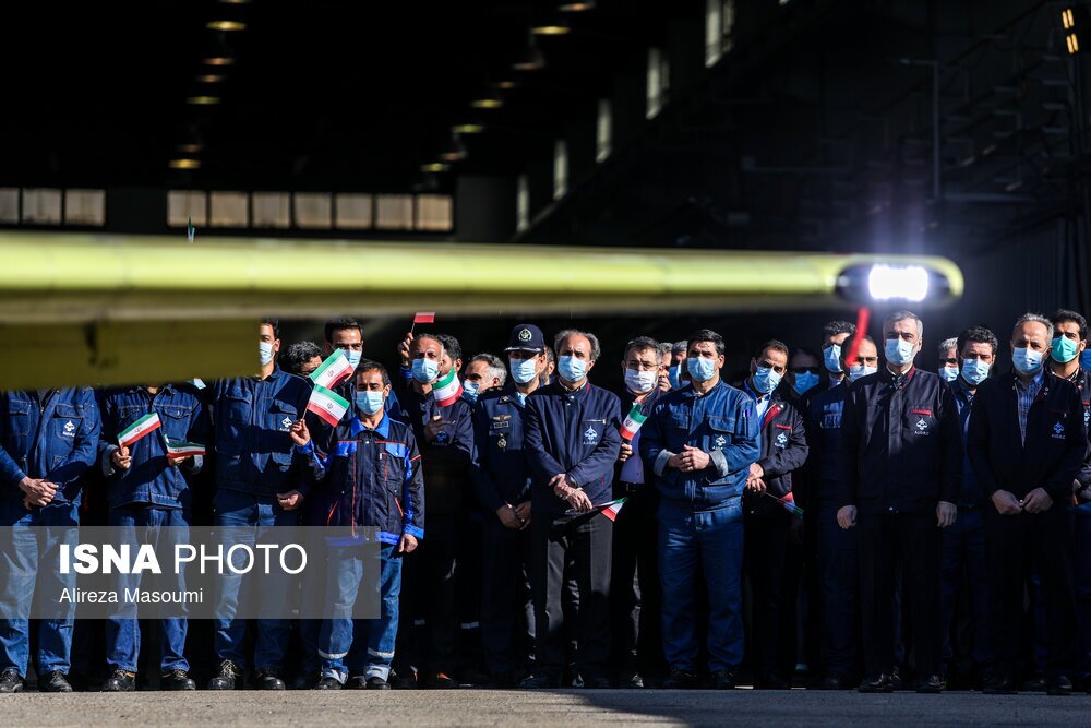 تصاویر: افتتاح خط تولید و رونمایی از جت آموزشی پیشرفته یاسین