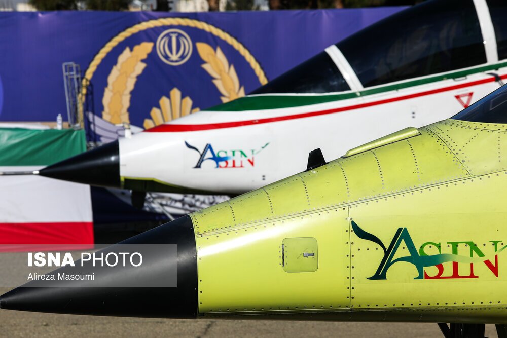 تصاویر: افتتاح خط تولید و رونمایی از جت آموزشی پیشرفته یاسین