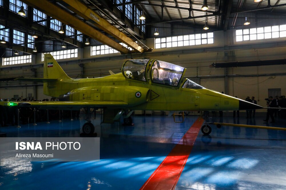 تصاویر: افتتاح خط تولید و رونمایی از جت آموزشی پیشرفته یاسین