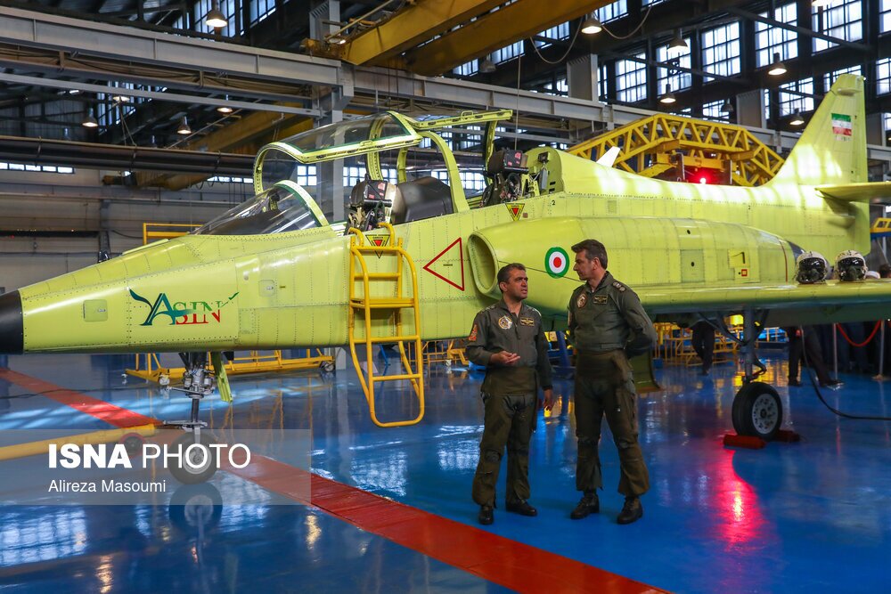 تصاویر: افتتاح خط تولید و رونمایی از جت آموزشی پیشرفته یاسین