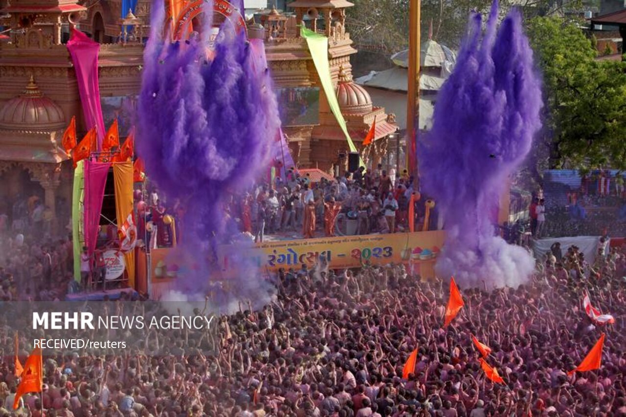 تصاویر: جشنواره رنگ‌ها در هند