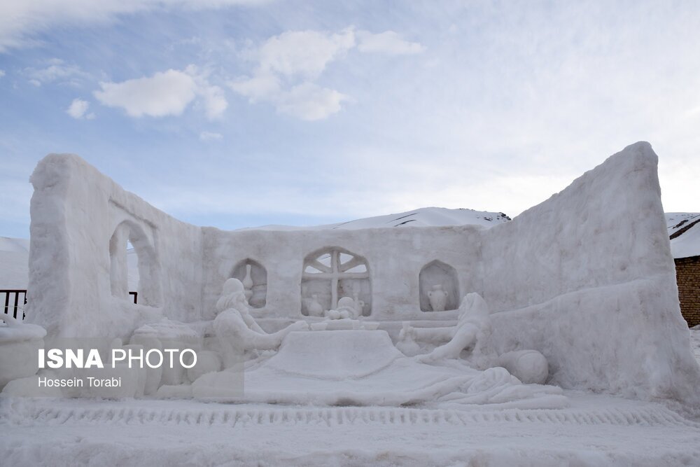 تصاویر: نهمین جشنواره شهر برفی در کوهرنگ