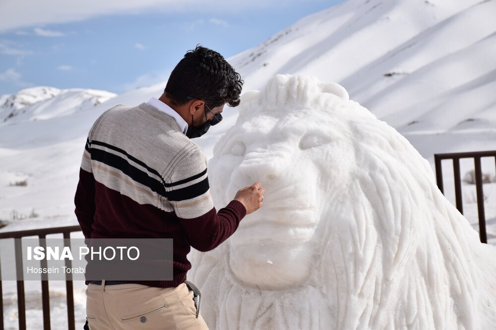 تصاویر: نهمین جشنواره شهر برفی در کوهرنگ