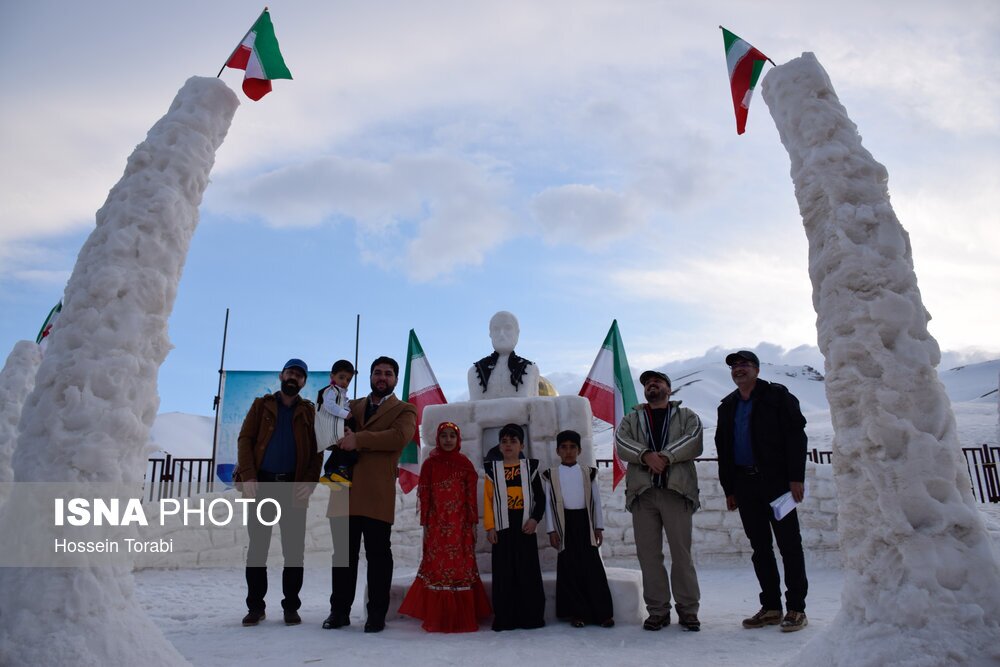 تصاویر: نهمین جشنواره شهر برفی در کوهرنگ