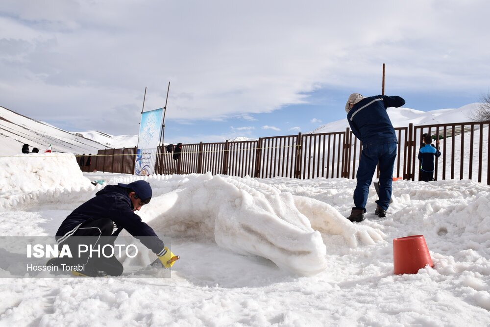 تصاویر: نهمین جشنواره شهر برفی در کوهرنگ
