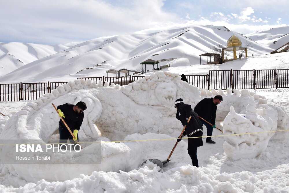 تصاویر: نهمین جشنواره شهر برفی در کوهرنگ