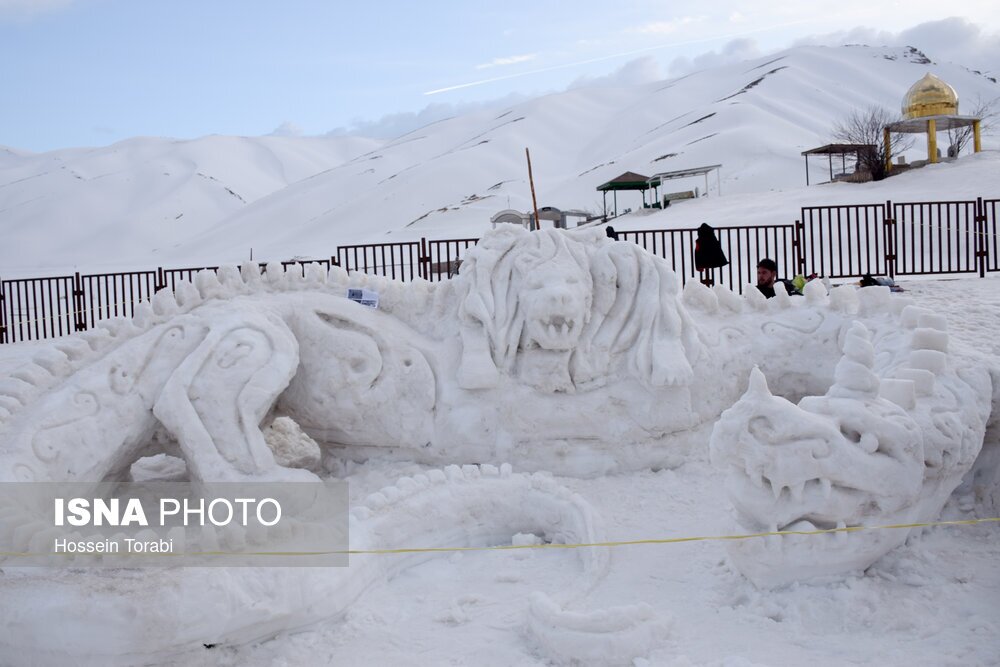 تصاویر: نهمین جشنواره شهر برفی در کوهرنگ