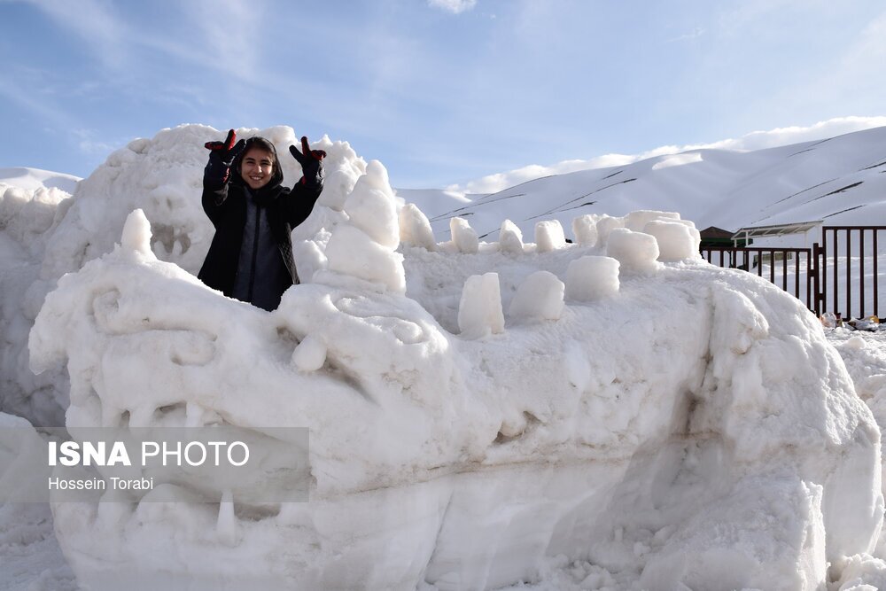 تصاویر: نهمین جشنواره شهر برفی در کوهرنگ