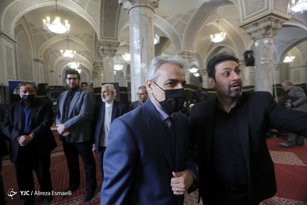 تصاویر: مراسم ختم حسن غفوری‌فرد